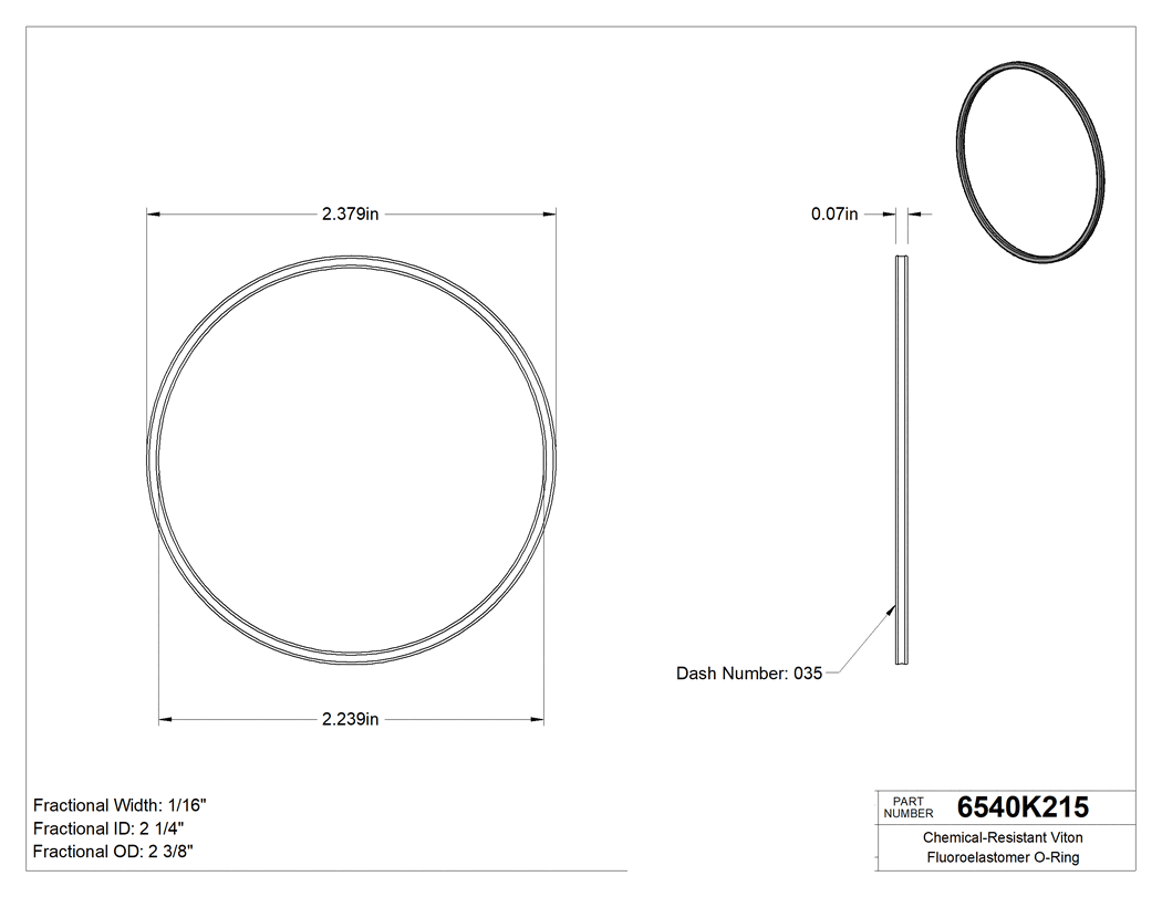 Technical drawing - 6540K215